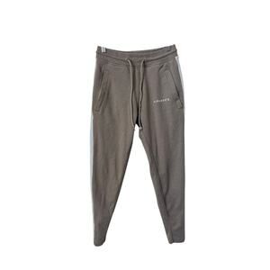 Alphalete Tapered White Stripe Brown Jogger Pants Size XS